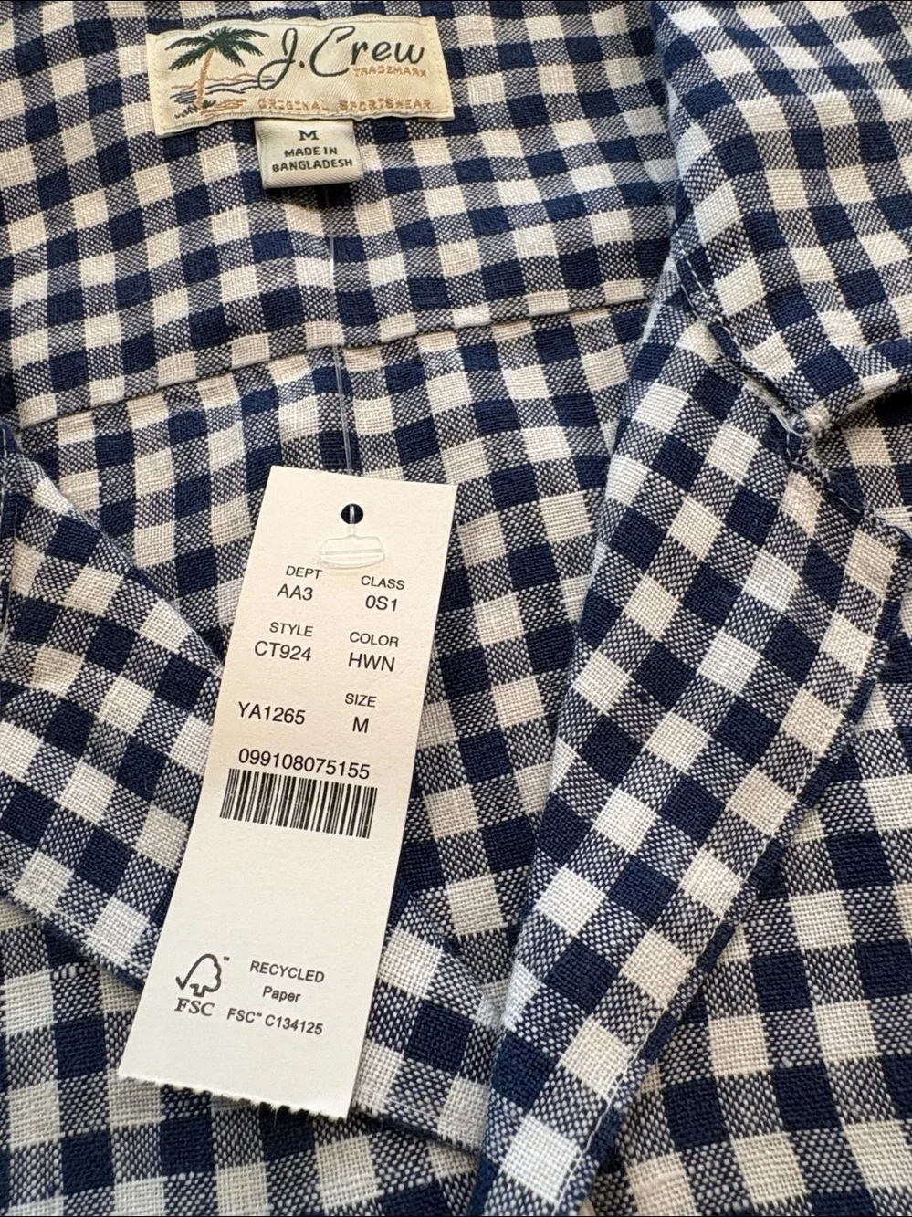 J Crew Linen Shirt